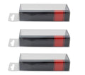 20 Pcs 125x43x21mm PVC Tackle Bait Boxes, Fishing Lure Storage Organizer for Fishing Accessories