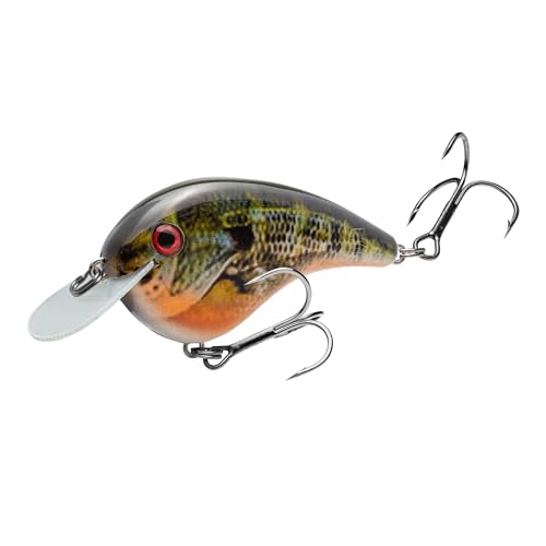 Strike King Chick Magnet Jr. Crankbait Fishing Lure, 1/4 oz, Dives 4-6 Feet, Premium Hooks - color: Natural Bream