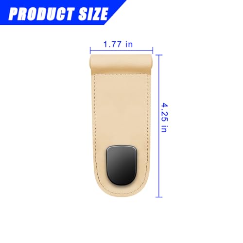 Mandark Car Co-Pilot Glovebox Hooks, Anti-Scratch Auto Co-Pilot Glove Box Hanger, Vehicle Interior Storage Organizer for Handbags Purses Coats, Universal for RV, SUV, Truck (Beige/Single Hooks) - color: Beige-1