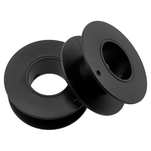 Xhziy 55mm Plastic Spool Empty Plastic Spool Chain Spool Suitable for Winding All Kinds of Rope 12pcs