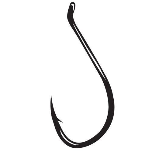 Gamakatsu Octopus - color: Black, size: 100-Pack, Size: 8/0