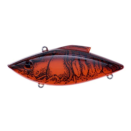 Bill Lewis Lures Lifelike Rat-L-Trap Magnum Force Lipless Crankbait Fishing Wobble Lure for Shallow Saltwater - color: Red Crawfish, size: One Size