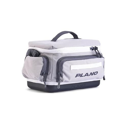 Plano Weekend 3500 Tackle Bag, Cutting-Edge Fishing Tackle Bag, Molded Waterproof Base, Spacious Storage, Die Cut Tool Sleeves, Daisy Chain Attachment Points - color: Coast, style: 3500 Tackle Case