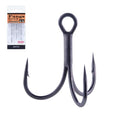BKK FANGS-62 Treble Hook | 2X | Saltwater Ultra-Antirust Coating | Needle Point | O’Shaughnessy Bend - size: 1/0#