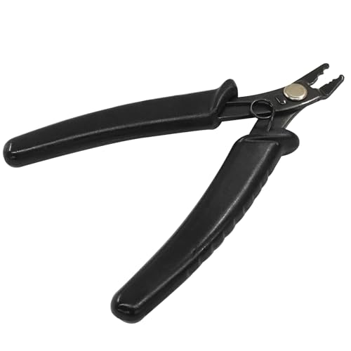 Bead Crimping Pliers, Black | Jewelry Crimper Tool, For Jewelry Beads, DIY Craft - color: Black, size: Bead Crimping Pliers