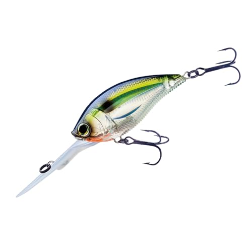 Yo-Zuri 3DB Deep Crank Floating Diver Lure, Pearl Chartreuse Lime, 2-3/4-Inch - color: Prism Sexy Shad