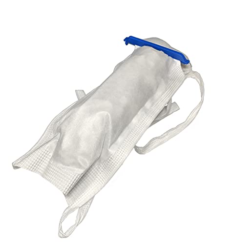 Vakly Large Refillable Ice Bags 6.5 x 14 [Pack of 5] – Reusable Ice Pack with Clamp Closure, Soft Outer Covering & Leak-Resistant Inner Layer for Hospital, Home & Sports Use