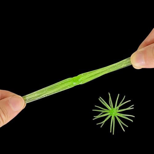 Tentacle Creature Lure Floating Fishing Lures Soft Artificial Baits for Bass Fishing - color: Green flash