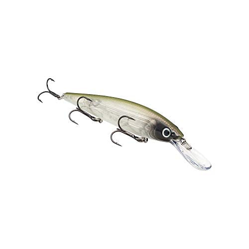 Strike King KVD Deep Jerkbait 3-Hook Fishing Lure, 3/5 oz, 4.75" - color: Pro Green