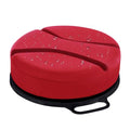 5 Gallon Bucket Seat with 3" Thick Seat Foam Cushion, 360°Swivel Bucket Lid Seat, Waterproof & Silent Bucket Seats for Dove Duck Hunting, Ice Fishing, Baseball, Camping - color: Red