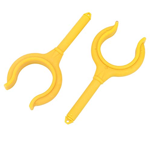 2 pcs Boat Oar Lock, Marine Rowlock Horn Side Mount, Fishing Rod Holder Bracket, for Marine Rubber Dinghy Accessories, Kayak,Cknoe,Marine Boat,Lifeboat - color: Yellow