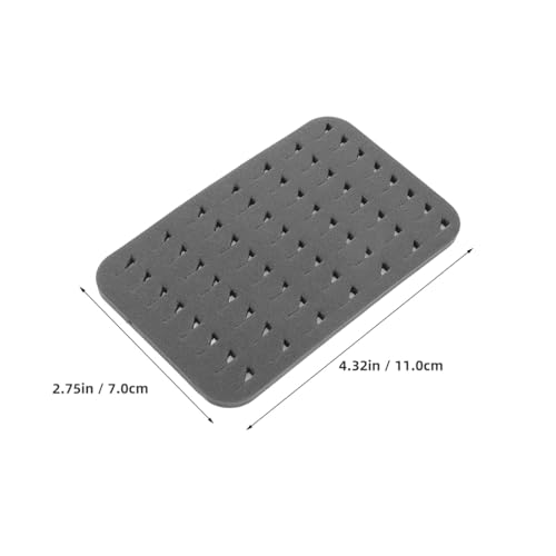 Totority Fly Fishing Box Foam Inserts Lightweight Fishing Hook Holder for Tackle Storage Organizer Durable Nonslip Foam Sheets for