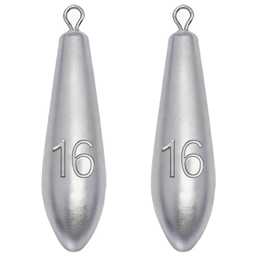 Drop Shot Fishing Weights Sinkers for Saltwater Freshwater Fishing - style: 16 Ounce-2pcs