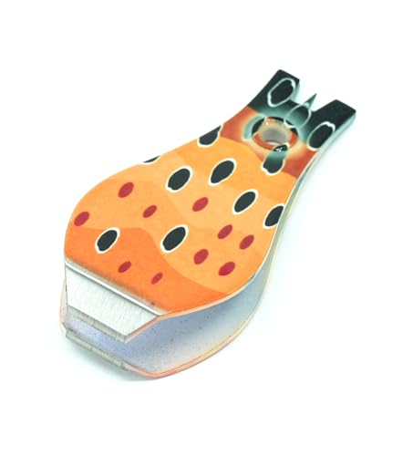 Kingfisher Fishing Accessory Fly Fishing Wide Tippet Nipper - Variety of Colors - color: Brown Trout