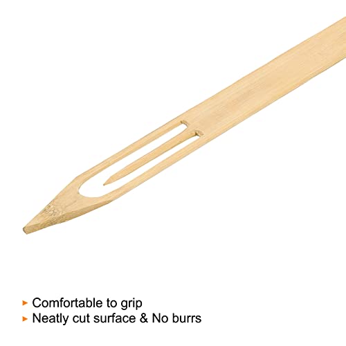 PATIKIL Netting Needle Shuttles Kit, Bamboo Fishing Net Repair Line Mending Tool - size: 130x8x3mm,180x15x4mm,230x20x5mm
