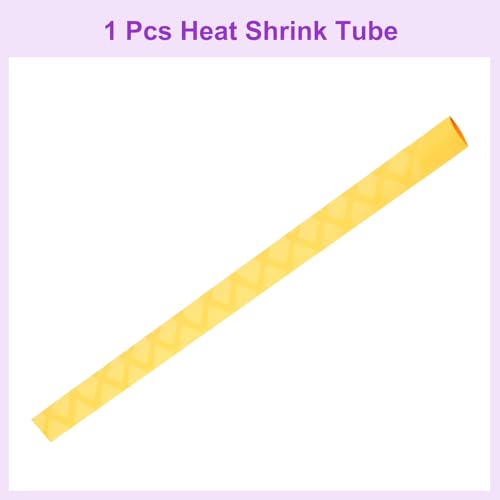 DMiotech Heat Shrink Sleeve Wrap Tubing x Tube Tubing for Fishing Rod Grips and Other Grips, Non Slip - Insulation - Waterproof 40'' Lengths, Dia 15mm Yellow - color: Yellow, size: Dia 15mm