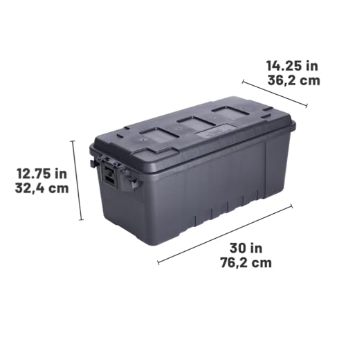 Plano Storage Trunks - color: Blaze Orange, style: Medium - 1 pack