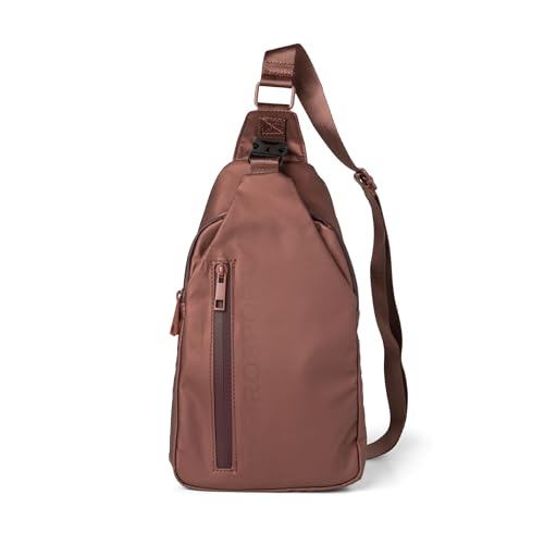 FITKICKS Hydrosport All Weather Sling Bag Unisex Crossbody Travel Hiking Chest Bag - color: Copper