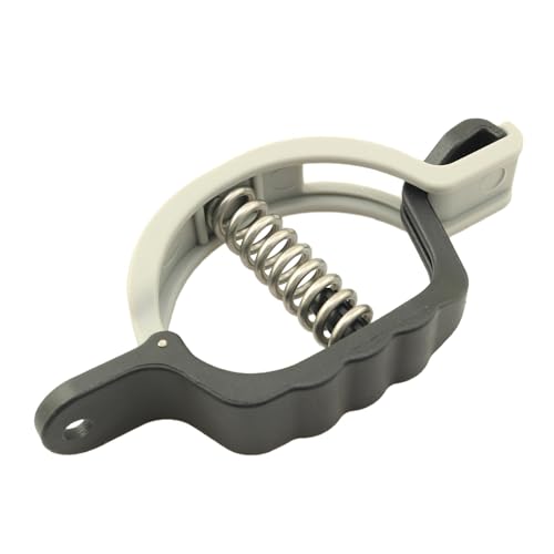 Duckbill Fish Gripper Scale Control Fisherman Stainless Steel Spring Fish Gripper Lure Fishing Tackle Accessories Mini Fish Control Device Fish Scale Pliers with Quick Clamp Hook