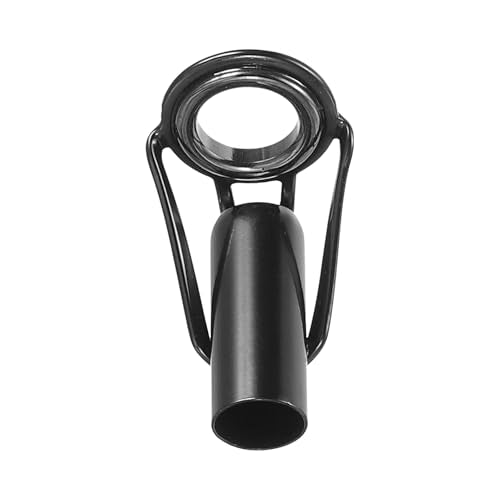 PATIKIL Fishing Rod Tip Repair Kit Stainless Steel Pole Ring Guide Replacement for Saltwater Freshwater Fishing - color: Black, size: 2-6mm