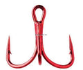 Mustad KVD Elite Triple Grip Treble 2X Short 1X Strong - color: Red, size: Size 6 (Pack of 6)