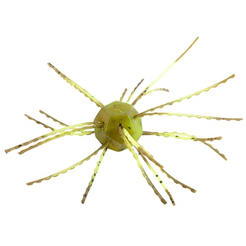 Strike King Tumbleweed Floating Fishing Lure, Finesse Creature Bait, 3-Inches, 4-Pack - color: Summer Craw