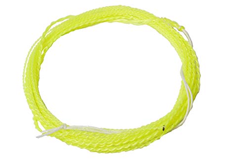Tenkara Tapered Furled Line with Integrated Tippet Ring in 10ft, 12ft & 15ft Lengths - size: Yellow 10ft