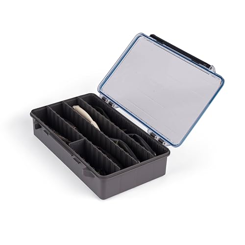 Plano StowAway 3700 Waterproof Deep Stow Tackle Box, IPX7 Waterproof, with Rustricor, Single Latch Design, Transparent DuraView Lid, Stackable Storage for Fishing Bait, Lures and Gear - size: 3700, style: Deep Stow - New Model