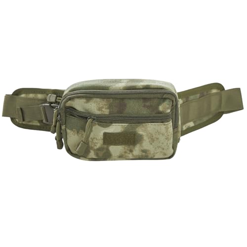 Concealed Carry Fanny Pack, Tactical Waist Bag | Tactical fanny pack with concealed gun holster for running & EDC. CCW waist bag for men and women, Light Multicam Camo - color: LIGHT MULTICAM CAMO