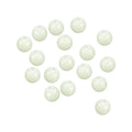 PATIKIL Glow Fishing Beads Plastic Round Rubber Luminous Fishing Bait Eggs Rig Bead Tackle Lures Accessories with Box - color: White, size: 8mm