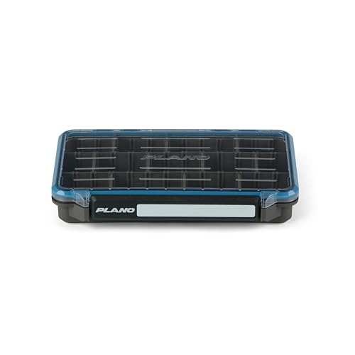 Plano StowAway 3600 Waterproof Stow Tackle Box, IPX7 Waterproof Rating, with Rustricor, Single Latch Design, Transparent DuraView Lid, Stackable Storage for Fishing Bait, Lures and Gear - size: 3600, style: Regular - New Model
