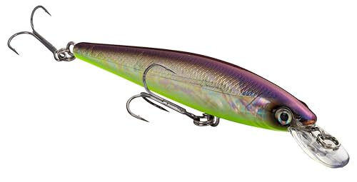 Strike King (HCKVDJ100-682) KVD Jerkbait 100 2-Hook Fishing Lure, 682 - Crystal Shad, 1/4 oz, 3 5/8"