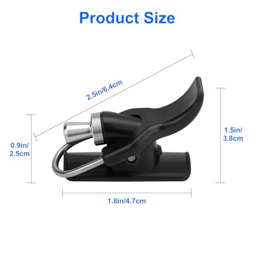TSV 4PCS Surf Fishing Rod Bait Launcher Cannon, Long Distance Casting Trigger for Fixed Spool Reels, Bionic Thumb Finger Protector for Beach Surf Anglers - color: Black+Silver