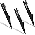 Deekin 3 Pcs Fishing Line Knot Quick Tie Fishing Knot Tying Tool Fly Nail Knot Tool Fly Angler Accessories Fly Tying Equipment for Hooks Lures Lines Men - color: Black