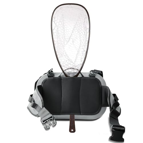 Waterproof Submersible Fanny Pack,Large Fly Fishing Waist Pack 8.9L Submersible lumbar pack with Airtight Zipper,Grey - color: Grey