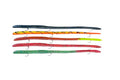 DELONG LURES: Weedless Fishing Lures 9" Pre-Rigged Fishing Worms - Weedless Bass Fishing Lures, Prerigged Soft Plastic Worm Fishing Lures for Bass, Pike, Bass Lures Baits Tackle - color: Rigged Variety