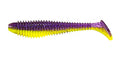 Big Bite Baits 3.8'' PRO Swimmer/Purple Glitter/Opaque Chartreuse (6 Pack)