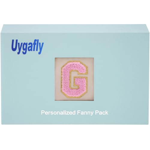 Uygafly Birthday Gifts for 4 5 6 7 8 9 10 11 12 13 Year Old Girl,Gift for Teen Girls Kids Toddler,Personalized Initial Fanny Pack Purse Crossbody Bag Belt Bag Cute Trendy Stuff | Cream,G - color: Cream, style: G