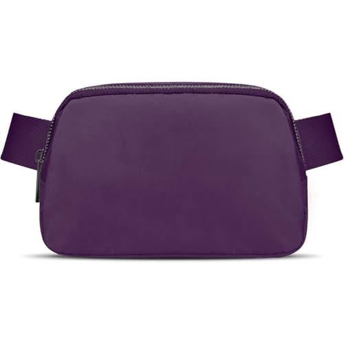 JSJ Mini Fanny Pack for Women & Men,Valentines Day Gifts for Girls Teens Kids Daughter Sister Her,Trendy Stuff Crossbody Bags Cute Everywhere Belt Bags. (Purple) - color: Purple