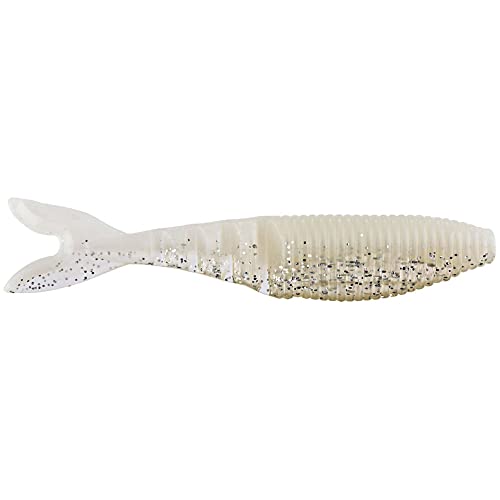 Yamamoto Zako 4'' Multi-Use Soft Plastic Fishing Angling Swimbait Lure Designed To Mimic Bluegill Or Shad - 6 Pack, Sight Flash
