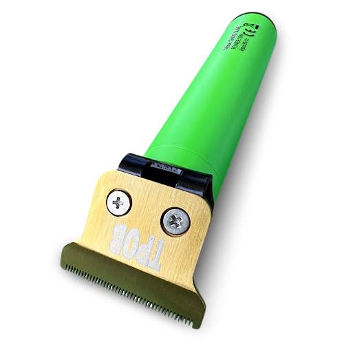 TPOB Ghost Beard Trimmer Hair Clippers for Men, Professional Hair Trimmer Zero Gapped T-Blade Trimmer Cordless Rechargeable Edgers Clippers Electric Beard Trimmer Shaver (Ghost Slime) - color: Ghost Slime