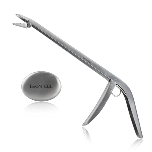 Stainless Steel Fish Hook Remover Tool Extractor with Odor Absorber Tool, 11 Inches Fishing Hook Removal Tool Hook Grabber Fish Dehooker Tool, Freshwater and Saltwater Hooker Tool for Fishing - style: Hook Remover With Odor Absorber Tool