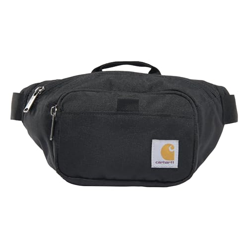 Carhartt Classic Adjustable Sling Bag, Durable, 600-Denier Water Resistant Hip Pack - color: Essential Waist Pack (Black)