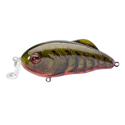 Strike King Hybrid Hunter Jr. Crankbait - color: 468 - Phantom Watermelon Seed Red Craw
