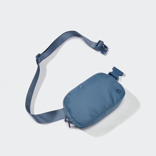 Pander Two Way Zipper Fanny Pack Nylon Everywhere Belt Bag for Women, Water Repellent Waist Packs, Crossbody Bags with Adjustable Strap (Indigo Blue). - color: Indigo Blue