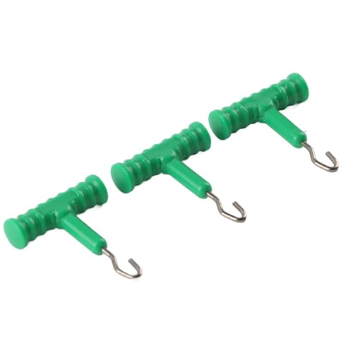 Zetiling Knot Pullers, 3 Pieces Fishing Knot Puller Fish Baiting Rig Tool Accessory Ideal for Outdoor Fishing