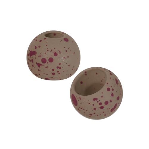 25 Pack 27 Colors 1.5-6.4mm Cyclops Tungsten Beads for Fly Tying - color: Cinnabar Red Oak, size: 2.0mm(5/64'') 25 Pack