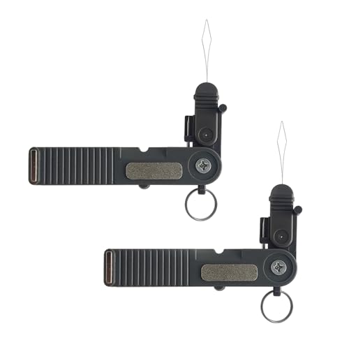 EUPHENG 5 in 1 Fly Fishing Nipper 2pcs Tippet Cutter Multifunctional line Clipper with Hook Threader,Hook Sharpener,Hook Eye Cleaner for Fly Fishing - style: 2PCS Tippet cutter