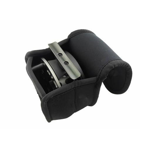 Aventik Neoprene Fly Fishing Reel Case Pouch Cover Fitting 5/6 7/8wt Fly Reel Storage (Black, 2-PACK 5/6) - size: 2-PACK 5/6