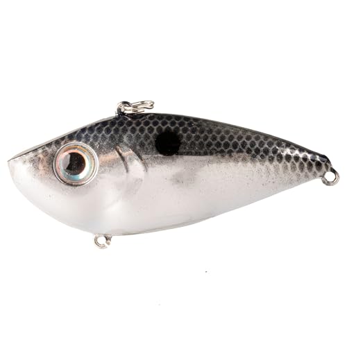 Strike King Red Eyed Shad Lipless Hard Bait - color: 401 - Smokey Chrome / Blue